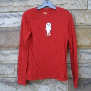 Sealed with a Smooch Seal Pup Long Sleeve T-Shirt Size M